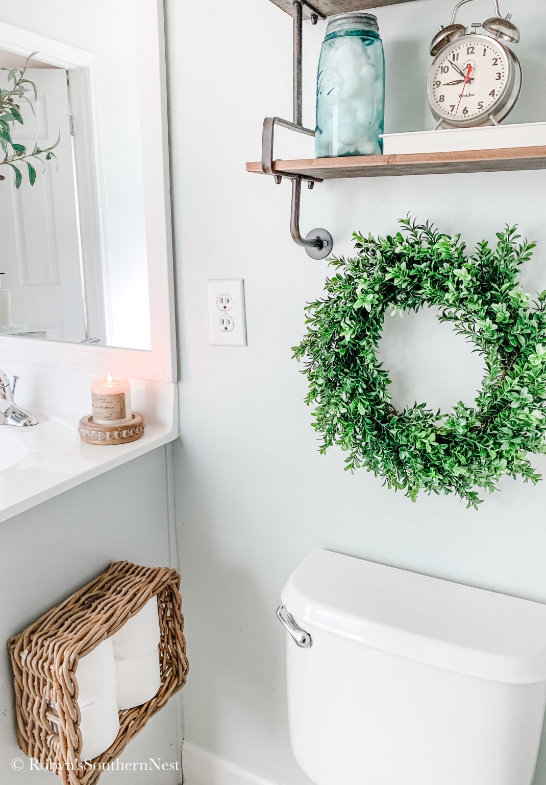 Hobby Lobby Bathroom Makeover • Robyn's Southern Nest